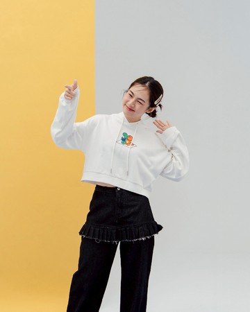 JOGUMAN BRACHIO&TRICERA短版帽T 兩色售