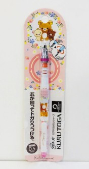 【震撼精品百貨】Rilakkuma San-X 拉拉熊懶懶熊~轉芯自動鉛筆-粉筆桿