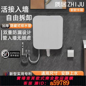 【全網低價 可打統編】隱藏式大沖力水箱嵌入式蹲坑便池暗藏式墻排式蹲便器入墻式沖水箱