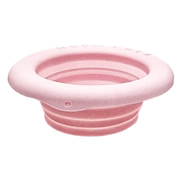 THiRTEEN 拾參家居 ovni馬卡龍寵物折疊碗 17 x 17 x 6.5cm  棉花糖粉  1個