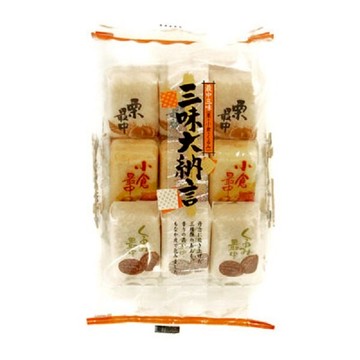 【江戶物語】幸福堂 三味大納言 9個入 綜合最中餅 栗最中 小倉最中 日本傳統點心 伴手禮 日本進口