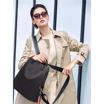 牛津布2025新款韓版時尚休閑帆布簡約百搭雙肩包女大容量女士背包