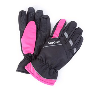 【出清下殺↘】四合一輕量防水手套 - M / 01款-桃黑