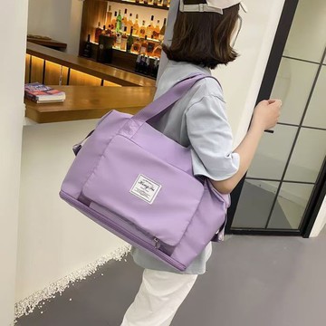 🔥新款🔥可折疊運動健身包幹濕分離牛津布手提旅行包戶外出遊登機包行李包大容量防水購物登機行李袋 健身包 短程旅行 搬家包