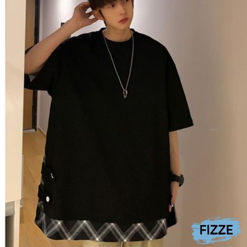 新款 日系夏季 韓版復古 潮牌 短袖 男生T恤  潮流 ins 嘻哈 短袖上衣 短T(ATSF223)【Fizze】