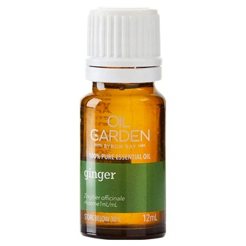 OiL GARDEN 澳悠園 精油 生薑 12ml 100%單方純精油 澳洲原瓶原裝進口  1瓶