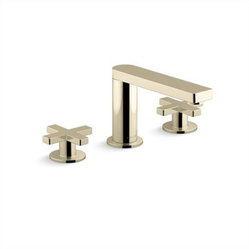 Composed 雙槍面盆龍頭 - 十字型把手 (法蘭金)