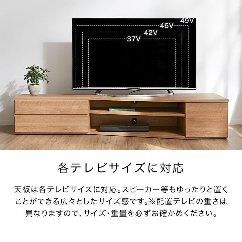 テレビ台 ローボード おしゃれ 180cm 50インチ対応 テレビボード