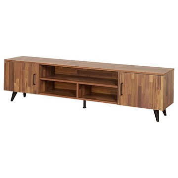 Homelike 喜家居160cm二門電視櫃(兩色可選)(2136)柚木色