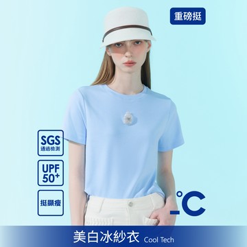 SO NICE【美白冰紗系列】亮片香水瓶重磅修身涼感上衣