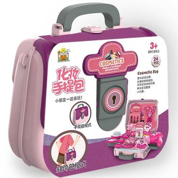 兒童過家家玩具小妹女孩男孩手提包化妝臺工具箱套裝3歲生日禮物