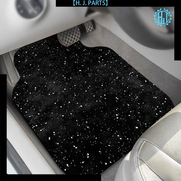 【臺灣出貨】硅藻泥汽車腳墊星空吸水全套地毯式通用易清洗單片可拆卸裝飾車墊