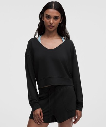 BeCalm Scoop-Neck Pullover Sweatshirt Size XL