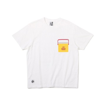 CHUMS Camper Cooler Pocket T-Shirt短袖上衣-白-CH012360W001
