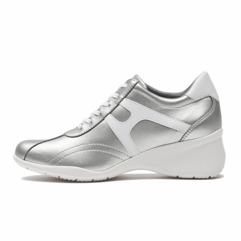 レディース Hawkins ホーキンス Grace 5 フラットライト スニーカー Hw Silver 6 23cm シルバー 通販 Lineポイント最大get Lineショッピング