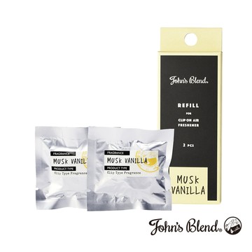 日本John’s Blend 夾式擴香盒補充包(2片/盒) 麝香香草
