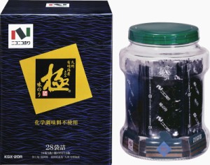  ニコニコのり 極シリーズ 味極瓶海苔 味のり瓶28袋詰 (8切5枚) ×1