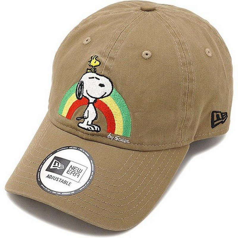 ニューエラ Newera ピーナッツ スヌーピー キャップ 9thirty Peanuts Snoopy Rainbow アジャスタブル メンズ レディース 帽子 New Era カーキ Ss19 通販 Lineポイント最大0 5 Get Lineショッピング