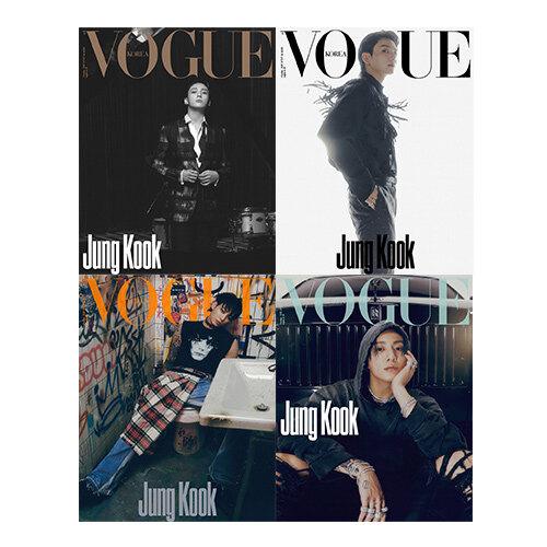 [4種セット] 韓国 雑誌 VOGUE Korea 2023年 10月号 (BTSのジョングク表紙4種セット)