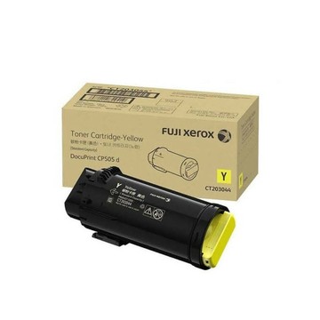 滿額現折180★【原廠公司貨】富士軟片 FUJIFILM 原廠黃色標準容量碳粉匣 CT203044(5K)適用DocuPrint CP505 d