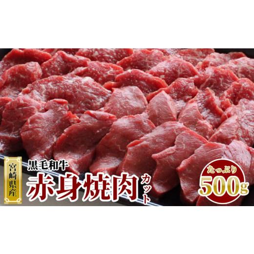 ふるさと納税 宮崎県 美郷町 宮崎県産 黒毛和牛 赤身 焼肉 500g トレイ包装 牛肉 ウデ モモ 焼肉 冷凍 九州産 送料無料 BBQ バーベキュー