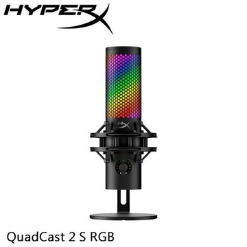 HyperX QuadCast 2 S RGB USB 麥克風 黑 9A273AA原價 6290 (省 2300)