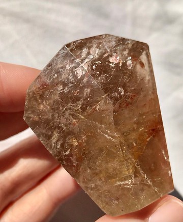 幽靈穿髪晶 金髪晶 紅髪 黃膠花 彩膠花 紅膠花 水晶 天然原石