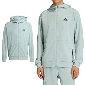 Adidas D4T HYBRID FZ H 男款 綠色 吸濕排汗 亞規 運動 連帽 外套 KA4824