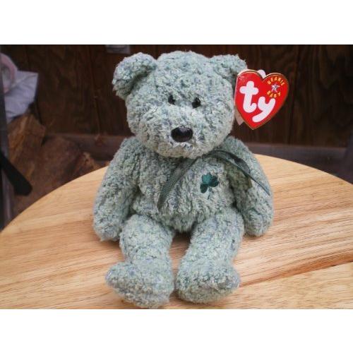 Shamrock bear beanie deals baby