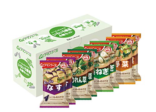 アマノフーズ いつものおみそ汁 いろいろ野菜4種セット8食B