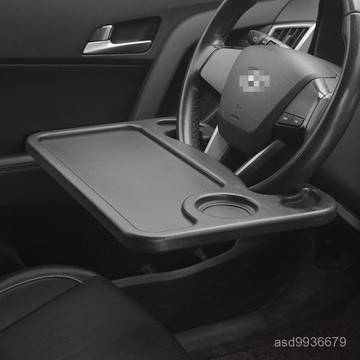 ✨臺灣熱賣18H✨多功能汽車方嚮盤專用車內車載小桌闆車用方嚮盤平闆電腦支架
