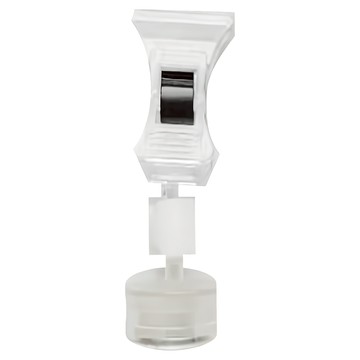 其他 單夾磁鐵POP夾 透明壓克力材質 穩固磁鐵底座 零售店面/辦公室適用  1入  6.5公分