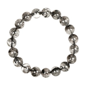 【正佳珠寶】閃靈鑽 高品赫基蒙黑閃靈 9.8-10.3mm 閃靈鑽手珠