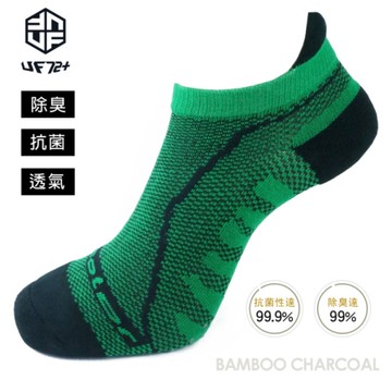 [UF72]UF5716(24-28) elf除臭竹炭止滑透氣輕壓型氣墊運動船襪