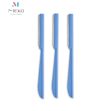 MEKO 修得有型安全修眉刀(3入) U-004-1 【官方旗艦館】