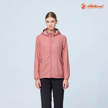 WildLand 荒野 女 輕量刷毛防風保暖外套 0B22907 / 168乾燥玫瑰