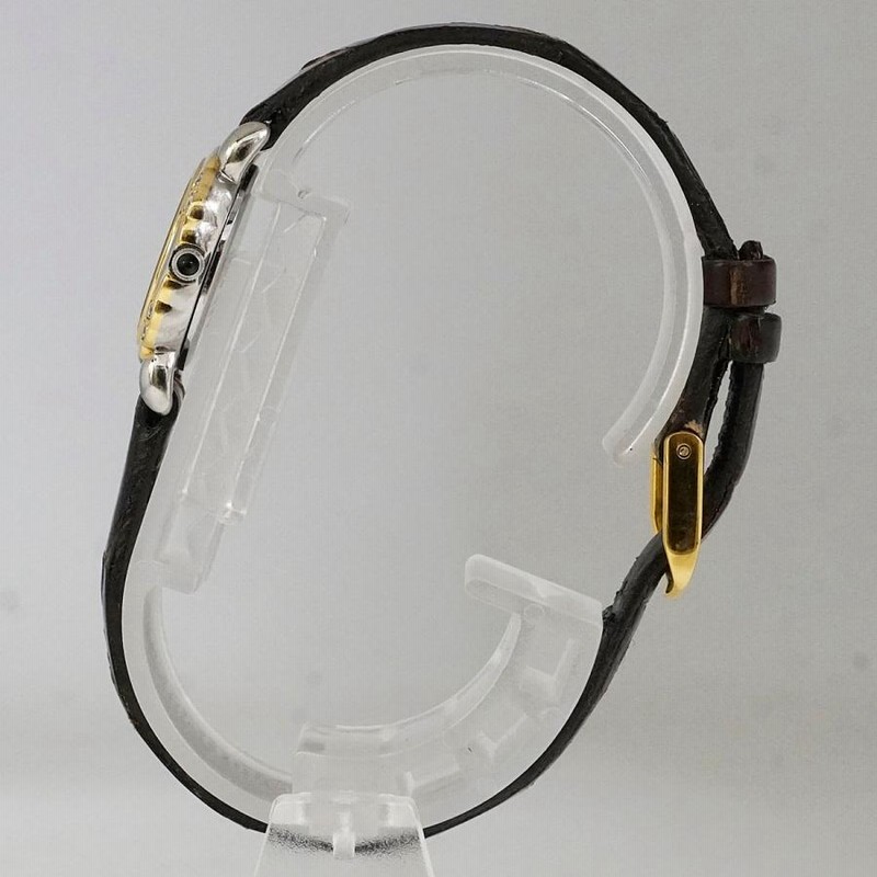 w♪SEIKO CREDOR セイコークレドール 腕時計 一部18金 ダイヤ8P