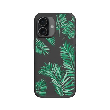 iPhone 17 SolidX 黑 - 花花草草 / Flowers & Plants - 草綠系列-綠葉1