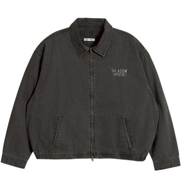 【SHADOW】5428010018 25FW TRUCK WASHED JACKET 寬短版 丹寧外套 (水洗灰色)