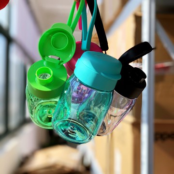 特百惠水杯嘟嘟企鵝杯350ML/毫升便攜防漏可愛專柜正品小樂活杯