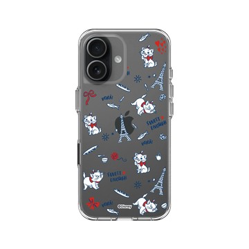 iPhone 17 Clear Case（相機按鈕） 透明 - 迪士尼-經典系列 Disney Classics - 貓兒歷險記 - 瑪麗在巴黎