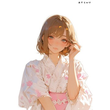 【8 月新品】07-139-0137 人物貼紙 簡約夏日女孩