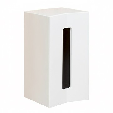 樹懶慢慢 多功能日系簡約壁掛面紙盒  米白色  1個