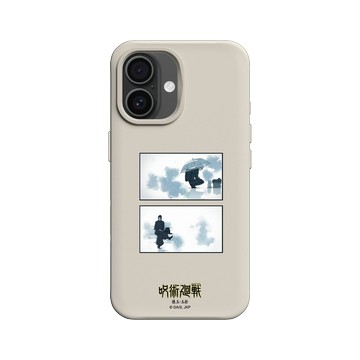 iPhone 16 SolidX 貝殼灰 - Jujutsu Kaisen 咒術迴戰 S2 - 懷玉・玉折劇照系列-五條悟＆夏油傑雨天款
