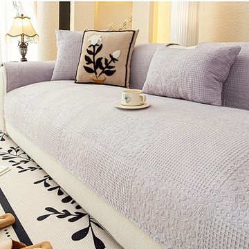 牛奶絨玫瑰雕花沙發墊