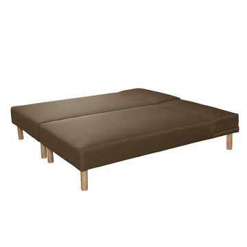 【UHO】勞拉-抗菌機能布三段式懶人床(硬型) 6尺雙人加大咖啡色