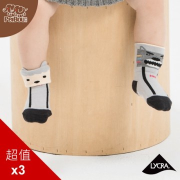 貝柔童話故事短襪(寬口)-七小羊(3雙組)