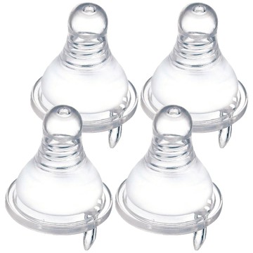 Simba 小獅王辛巴 超柔防脹氣標準圓孔奶嘴 SS 4個  初生學習  1盒