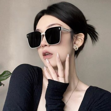墨鏡女2025年新款秋季太陽鏡復古大框偏光防紫外線網紅眼鏡