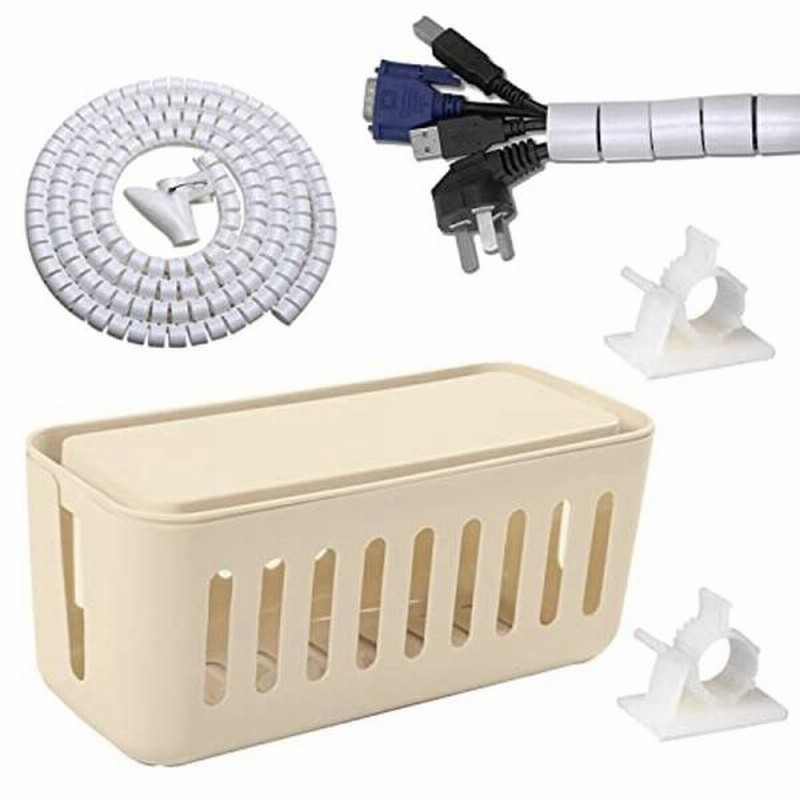 ケーブルボックス コンセントボックス コードカバー 5個セット 電源タップ ケーブル収容 配線 保護 収納 固定 犬と猫 コード 噛む 防止 通販 Lineポイント最大get Lineショッピング